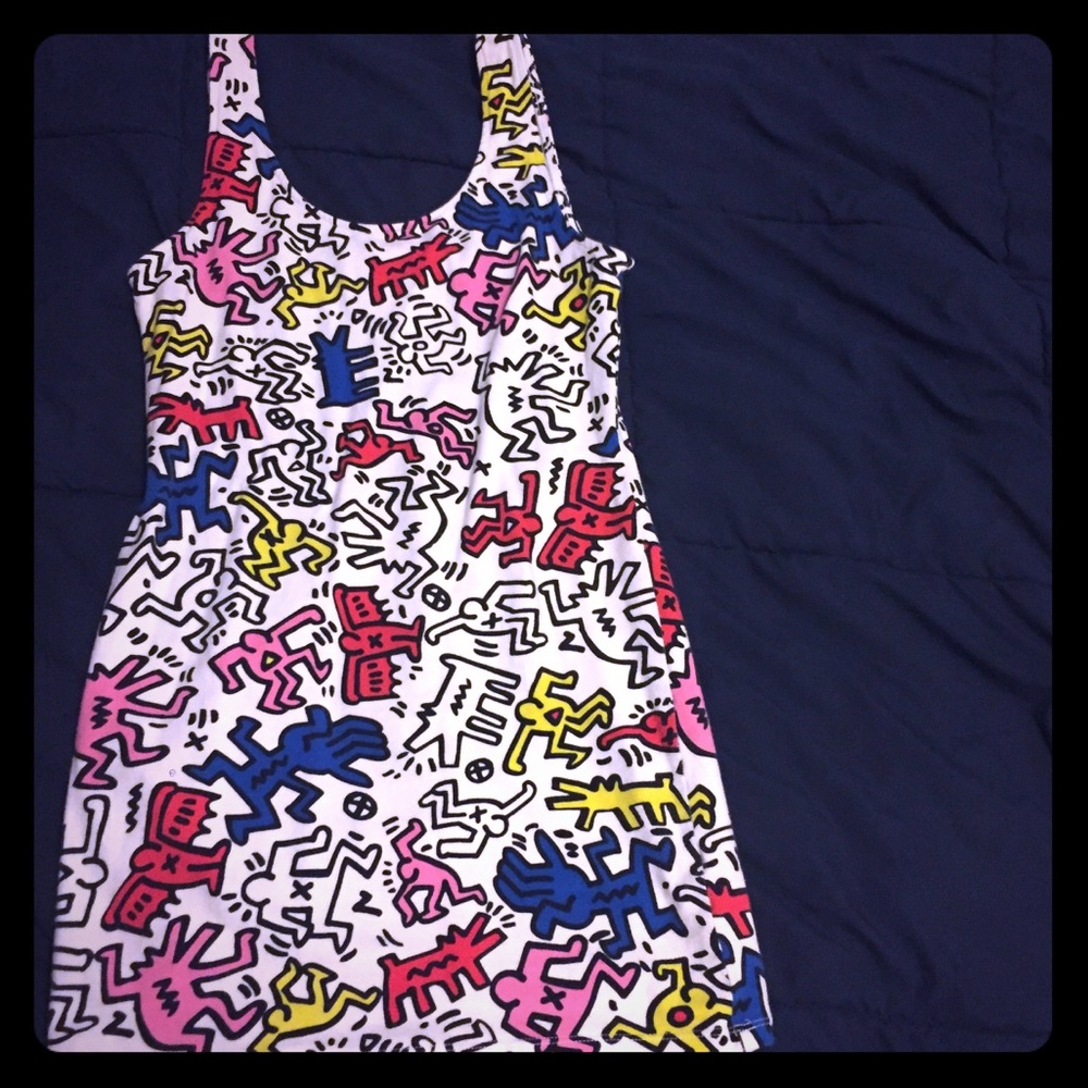 Keith Hairing X Forever 21 body con dress